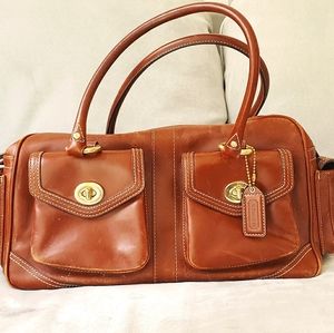 Coach Leather Doctor Bag, Rich Brown